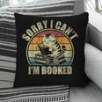 Sorry I Can't I'm Booked Reading For Cat Lover For Men Women Pillowcase