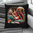 Squirrel Reading a Book Lover Bookworm Pillowcase