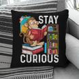 Stay Curious Monkey Reading Book Lover Bookworm Pillowcase Stay Curious Monkey Reading Book Lover Bookworm Pillowcase