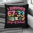 Survived 67 Days Of School Ice Cream Drip Apple Pencil Book Pillowcase Survived 67 Days Of School Ice Cream Drip Apple Pencil Book Pillowcase