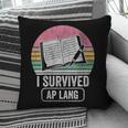I Survived AP Lang Retro Book Graphic Pillowcase