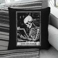 Tarot Card Shirt The Reader Tarot Skeleton Reading Book Pillowcase Tarot Card Shirt The Reader Tarot Skeleton Reading Book Pillowcase