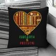 History Education Is Freedom Books Black History Heart Pillowcase History Education Is Freedom Books Black History Heart Pillowcase