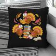 Turkey Reading Books Fall Thanksgiving Teacher Librarian Pillowcase Turkey Reading Books Fall Thanksgiving Teacher Librarian Pillowcase