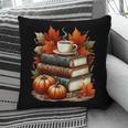 Vintage Autumn Books Coffee Pumpkin Fall Reading Pillowcase