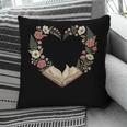 Vintage Book Lover Valentine Heart Pillowcase