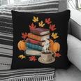 Vintage Books Tea Lovers Fall Autumn Leaves And Pumpkins Pillowcase Vintage Books Tea Lovers Fall Autumn Leaves And Pumpkins Pillowcase