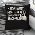 Vintage How Many Nights Reading 67 Meme Book Lover Teacher Pillowcase