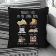 Vintage Retro Things I Do In My Spare Time Books Pillowcase