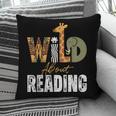 Wild About Reading Books Animal Theme Bookworm Library Day Pillowcase Wild About Reading Books Animal Theme Bookworm Library Day Pillowcase