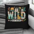 Wild About Reading Bookworm Book Reader Zoo Animals Pillowcase
