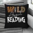 WILD ABOUT READING Reading Books Bookworm Library Day Pillowcase