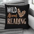 Wild About Reading Teacher Books Reader Lovers Leopard Zebra Pillowcase