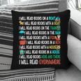 I Will Read Books On A Boat & Everywhere Reading Book Pillowcase