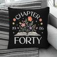 Women's 1986 Chapter Forty 40th Birthday Wildflower Book 40 Year Old Pillowcase