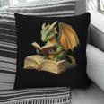 Women's Dragon Bookworm Reading Book Graphic Pillowcase Women's Dragon Bookworm Reading Book Graphic Pillowcase