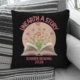 Women's Unearth a Story 2026 Summer Reading Program Flowers Book Pillowcase Women's Unearth a Story 2026 Summer Reading Program Flowers Book Pillowcase