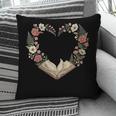 Women's Vintage Book Lover Valentine Heart Pillowcase