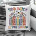100 Days In The Books Reading Teacher 100th Day Of School Pillowcase