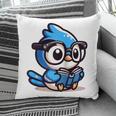 Adorable Book Lover Blue Jay With Reading Glasses Cute Raglan Baseball Tee Pillowcase Adorable Book Lover Blue Jay With Reading Glasses Cute Raglan Baseball Tee Pillowcase