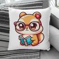 Adorable Book Lover Chipmunk With Reading Glasses Cute Premium Pillowcase Adorable Book Lover Chipmunk With Reading Glasses Cute Premium Pillowcase