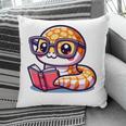 Adorable Book Lover Rattlesnake With Reading Glasses Cute Pillowcase Adorable Book Lover Rattlesnake With Reading Glasses Cute Pillowcase