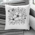 Adult Coloring Book Style Flowers And Ladybug Self Coloring Pillowcase Adult Coloring Book Style Flowers And Ladybug Self Coloring Pillowcase