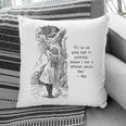 Alice Adventures Wonderland Vintage Book Quote Lewis Carrol Pillowcase