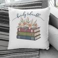 Barely Tolerable Book Lover Floral Quote Pride And Prejudice Pillowcase