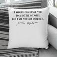 Battle Of Wits William Shakespeare Book Quote Pillowcase Battle Of Wits William Shakespeare Book Quote Pillowcase
