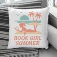 Book Girl Summer Book Reading Retro Sunset Pillowcase