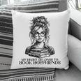 Book Lover Bent Over a Book Pillowcase