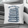 Book Lover Bookish Reader Bibliophile Book Nerd Titles Pillowcase