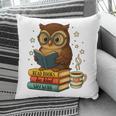 Book Lover Owl Reading Bookish Library Read Books Be Kind Pillowcase