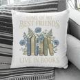 Book Lover Vintage Botanical Friends Premium Tri-Blend Pillowcase