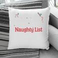 My Book Preference Naughty List Readers Christmas Joke Pillowcase