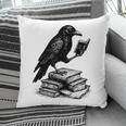 Book Raven Vintage Dark Academia Literature Reading Pillowcase