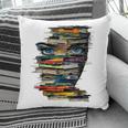 Book Women Graphic Art Colorful Eyes Pillowcase