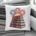 Books Fireworks 4th Of July Bookworm Patriotic Reader Pillowcase