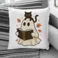Books Ghost Reading Book Halloween Library Cat Fall Pillowcase