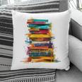 Books Painting Colorful Art Abstract Graphic Books Pillowcase