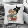 Cat And Books Flowers Reading Club Cat Lover Bookworm Pillowcase