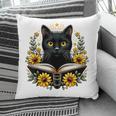 Cat For Women Book Lover Cute Cat And Book Pillowcase