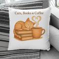 Cats Books And Coffee Heart Cozy Cat Lover Bookworm Readers Pillowcase Cats Books And Coffee Heart Cozy Cat Lover Bookworm Readers Pillowcase