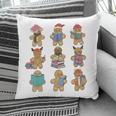 Christmas Library Gingerbread Man Books Lover Bookworm Pillowcase Christmas Library Gingerbread Man Books Lover Bookworm Pillowcase