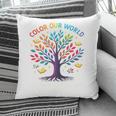 Color Our World Summer Reading Program 2025 Trippy Book Tree Pillowcase