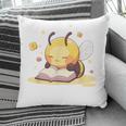 Cute Bee Reading Book Teacher Student Reader Graphic For Men Women Kids Pillowcase
