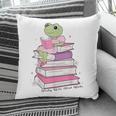 Cute Book Lover Frog Pretty Girls Read Books Kawaii Reading Pillowcase