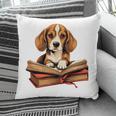 Cute Dog Beagle Reading Book Pillowcase Cute Dog Beagle Reading Book Pillowcase