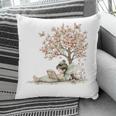 Cute Fairy Reading Fairycore Aesthetic Book Lover Pillowcase